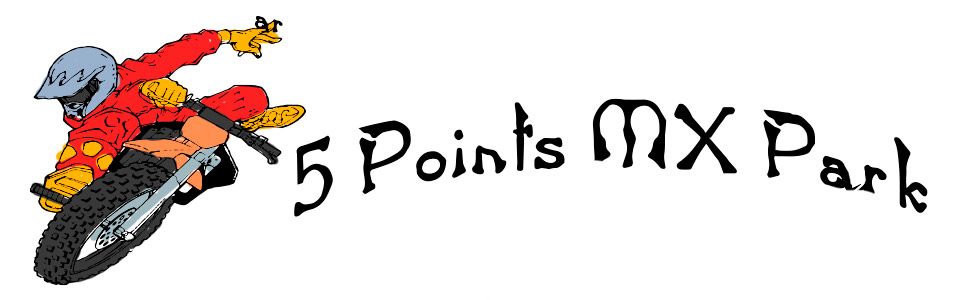 Logotipo de 5 points motocross park