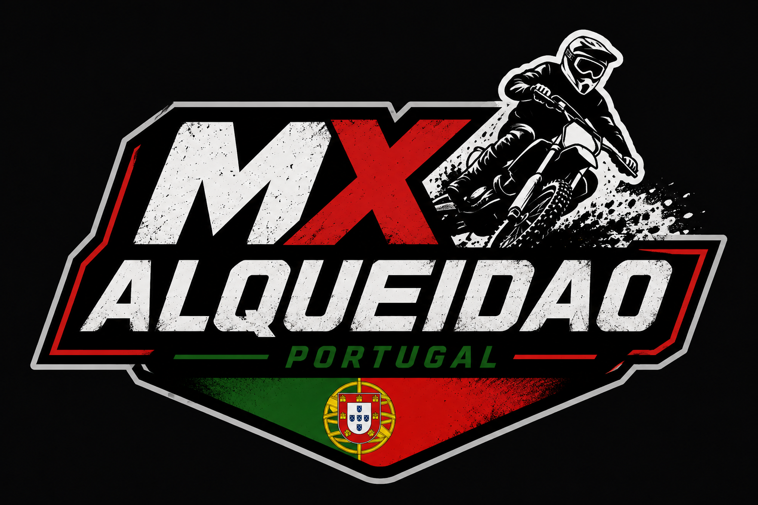 Logotipo de MX Alqueidão