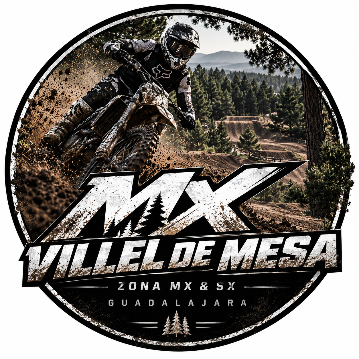 Logotipo de MX Villel de Mesa zona mx & SX