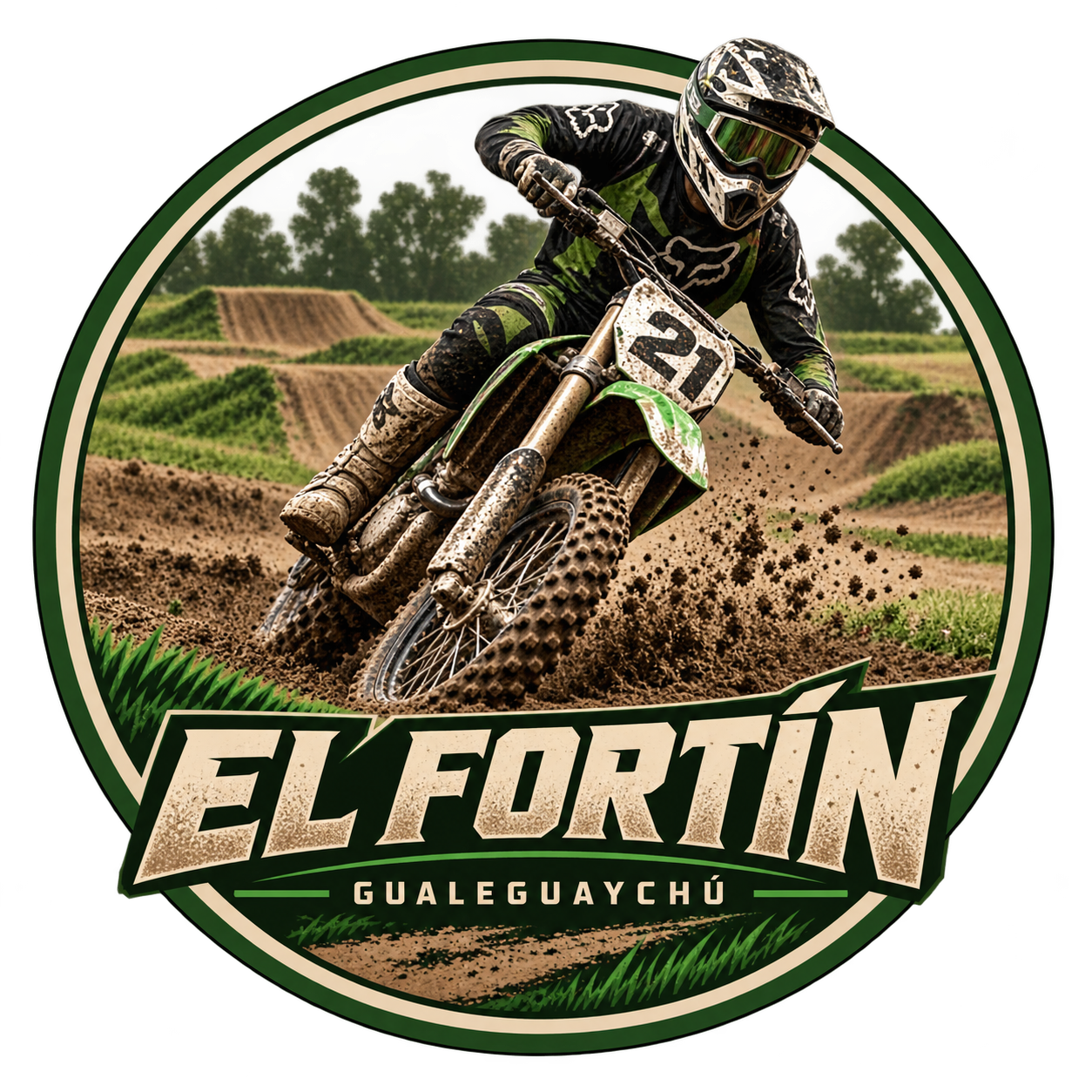Logotipo de El Fortín Motocross