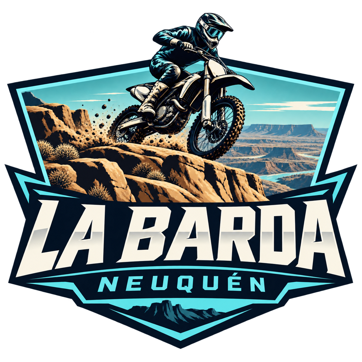 Logotipo de Motocross La Barda