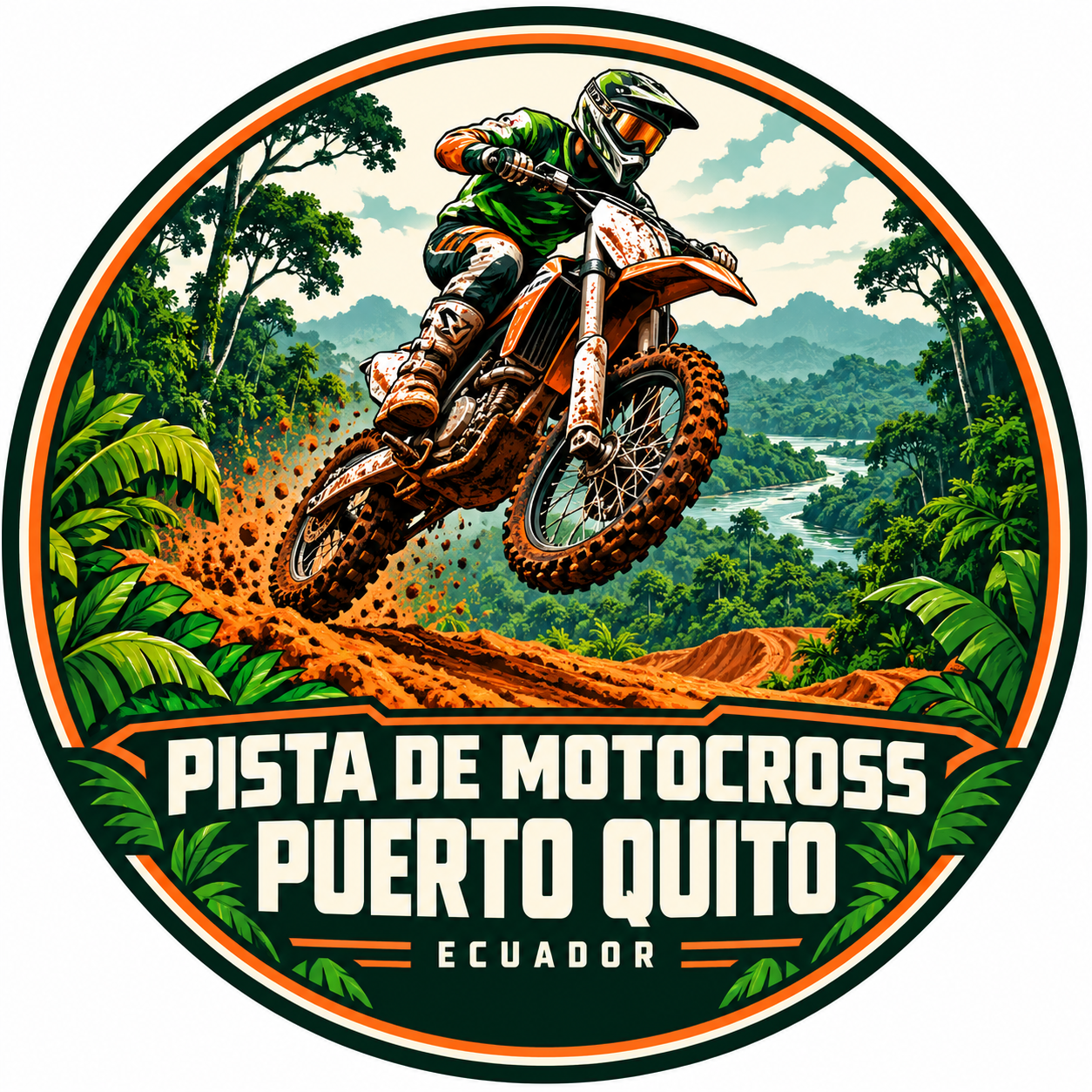 Logotipo de Pista de Motocross Puerto Quito
