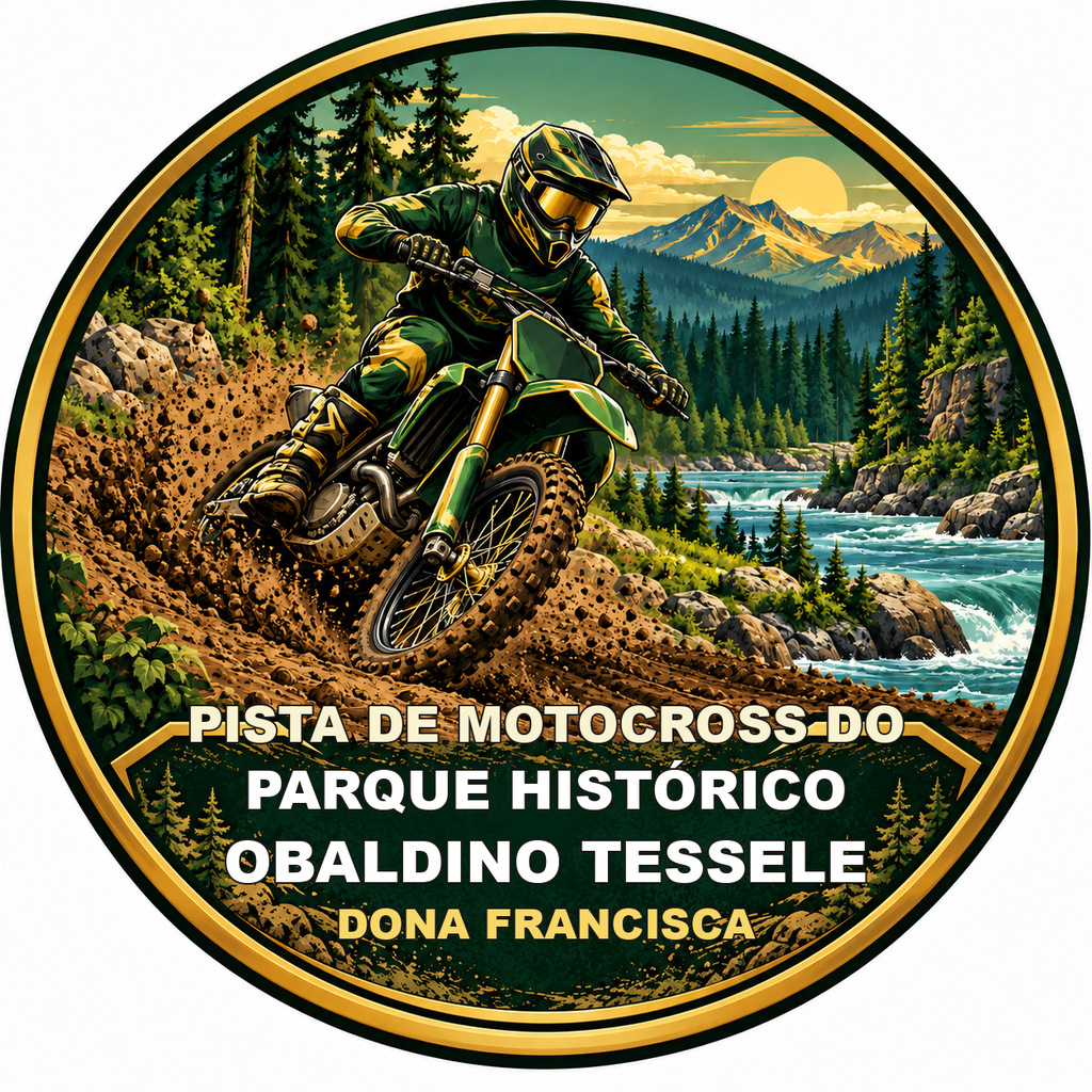 Logotipo de Pista de Motocross do Parque Histórico Obaldino Tessele